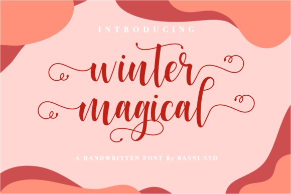 Winter Magical Font Poster 1