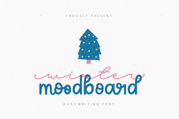 Winter Moodboard Font Poster 1