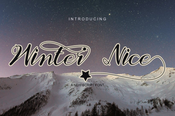 Winter Nice Font Poster 10