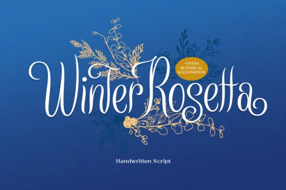 Winter Rosetta Font Winter Rosetta Font Poster 1