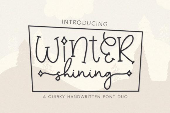 Winter Shining Font