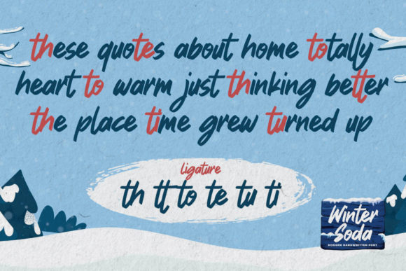 Winter Soda Font Poster 4
