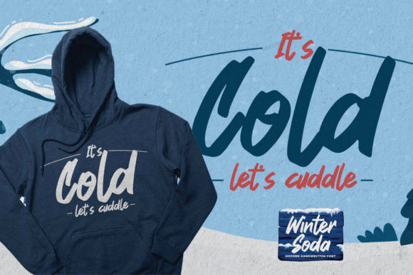 Winter Soda Font Poster 5