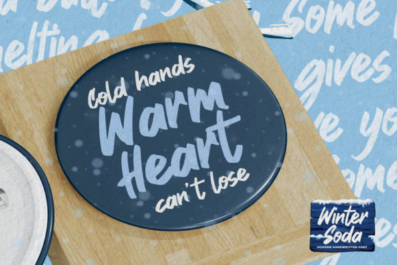 Winter Soda Font Poster 6