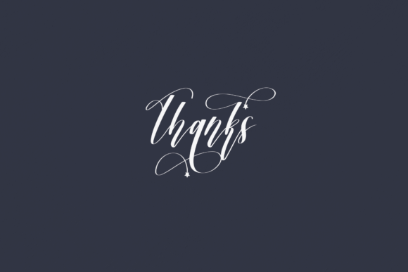 Winter Star Font Poster 8
