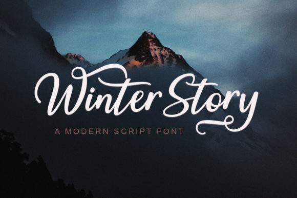 Winter Story Font Poster 1