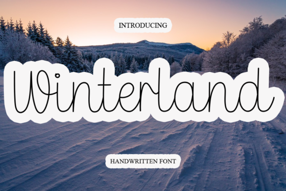 Winterland Font Winterland Font Poster 1