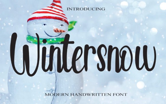 Wintersnow Font Poster 1
