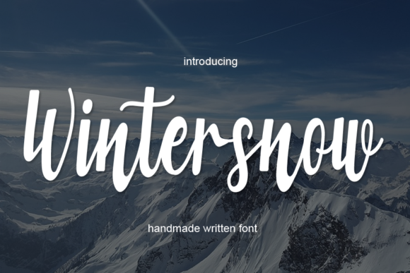 Wintersnow Font Poster 1