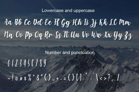 Wintersnow Font Poster 4