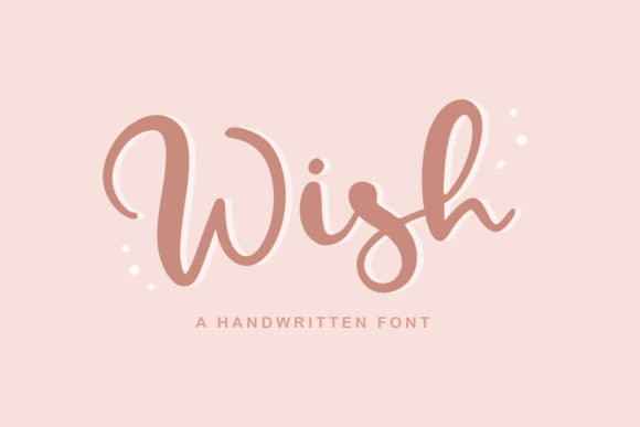 Wish Font Poster 1