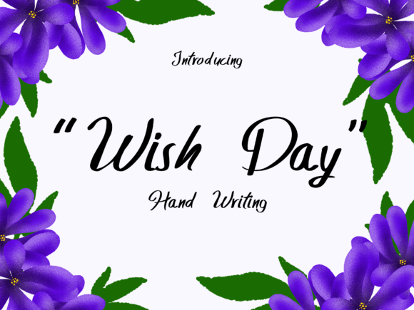 Wish Day Font Poster 1