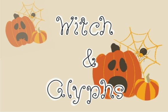 Witch & Glyphs Font Poster 1