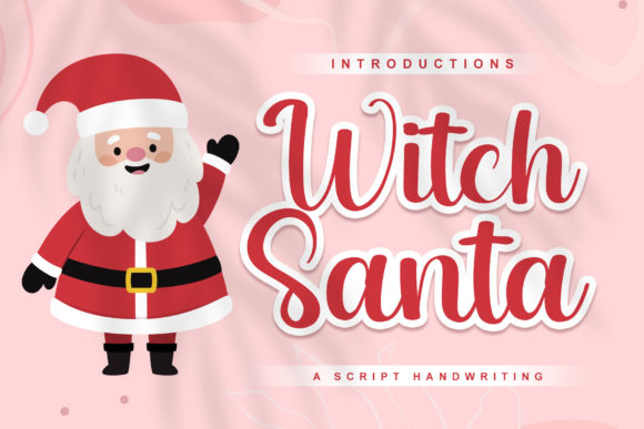 Witch Santa Font Poster 1