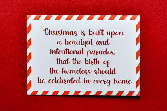 Witch Santa Font Poster 2