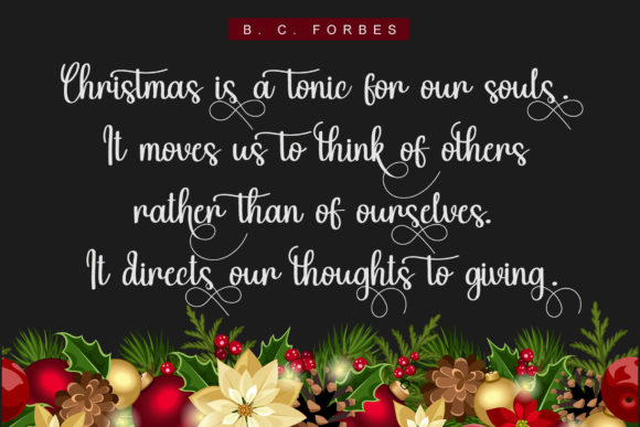 Witches Christmas Font Poster 2
