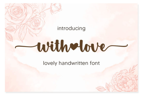 With Love Font Poster 1