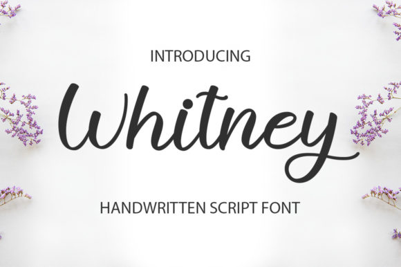 Withney Font Poster 1