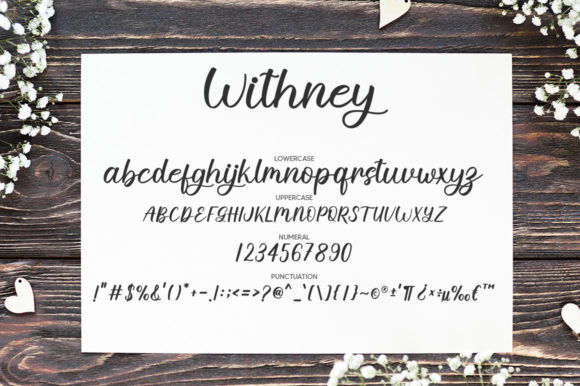 Withney Font Poster 6