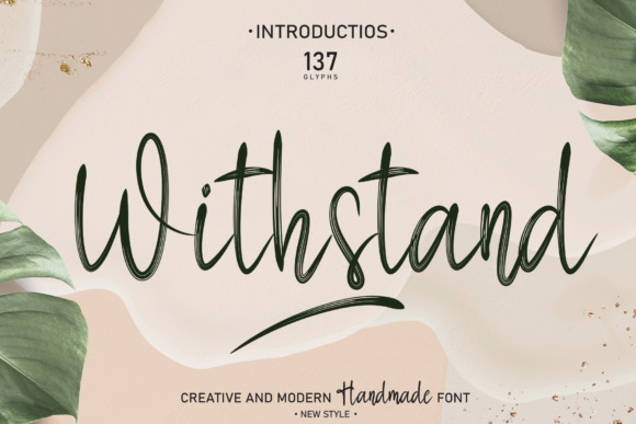 Withstand Font Withstand Font Poster 1