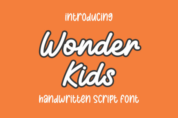 Wonder Kids Font Poster 1