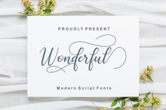 Wonderful Font Poster 1