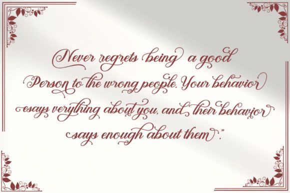 Wonderful Writing Font Poster 2