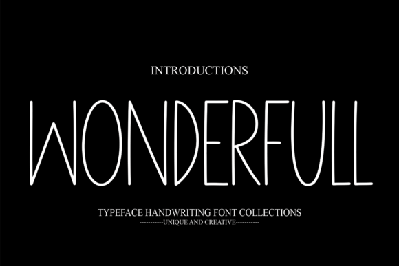 Wonderfull Font Poster 1