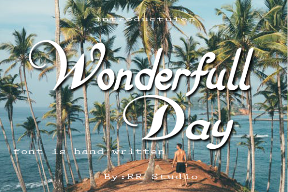 Wonderfull Day Font Poster 1