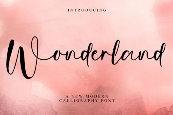 Wonderland Font Poster 1