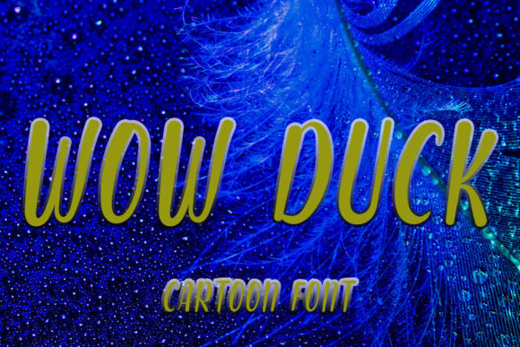 Wow Duck Font Poster 1