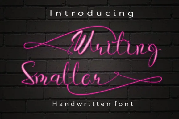 Writing Smaller Font Writing Smaller Font Poster 1