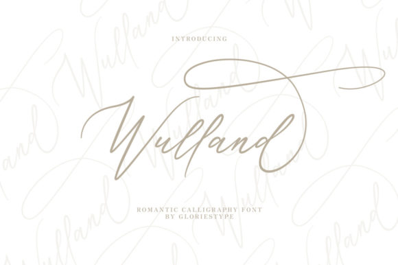 Wulland Font Poster 1