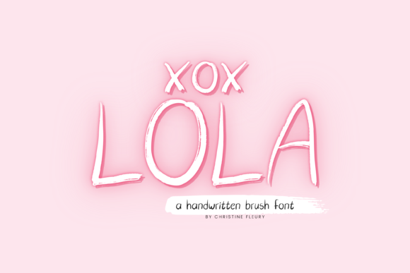 Xox Lola Font Poster 1
