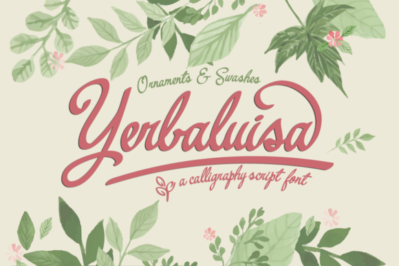 Yerbaluisa Font Yerbaluisa Font Poster 1