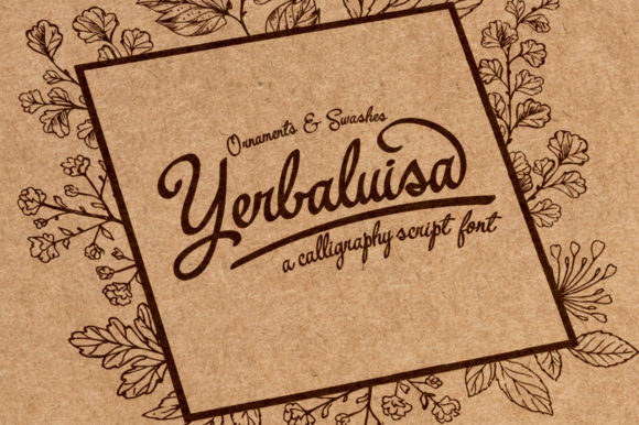 Yerbaluisa Font Poster 3
