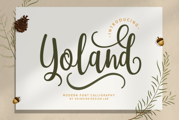 Yoland Font Poster 1