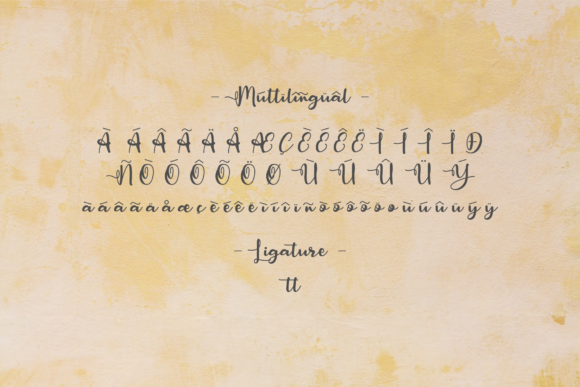 Yoliette Font Poster 11