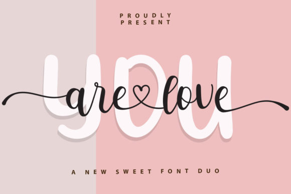 You Are Love Font Poster 1