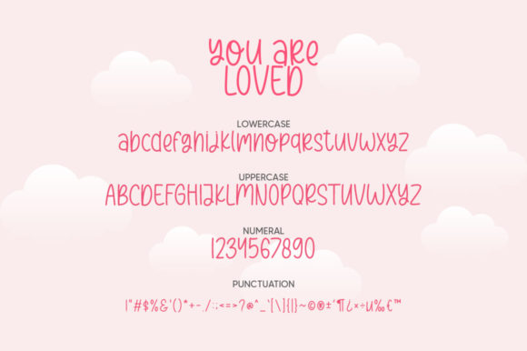 You Are Loved Font Poster 6