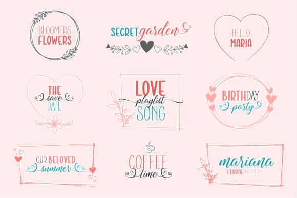 Young Baily Trio Font Poster 7