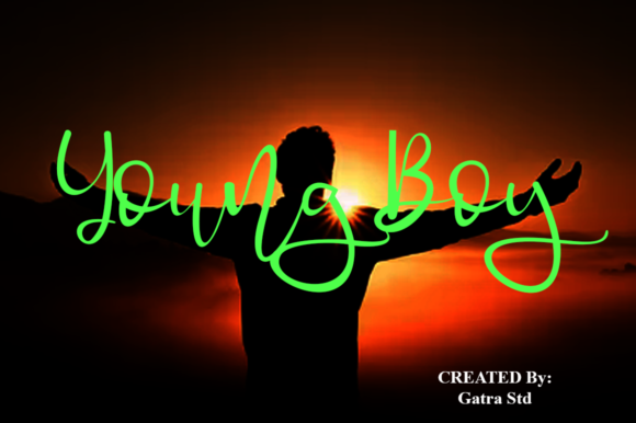 Young Boy Font