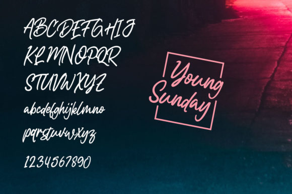 Young Sunday Font Poster 6