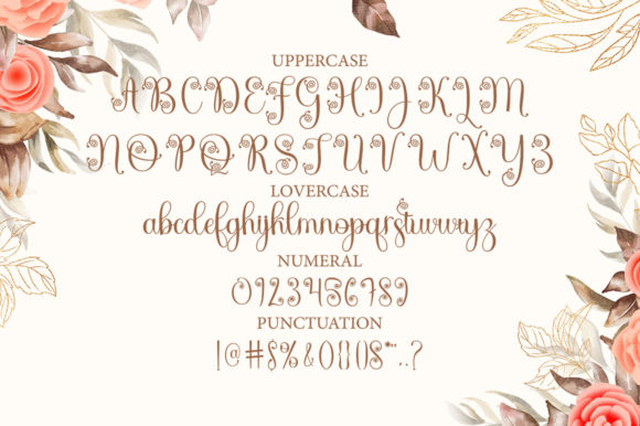 Yulanda Font Poster 8