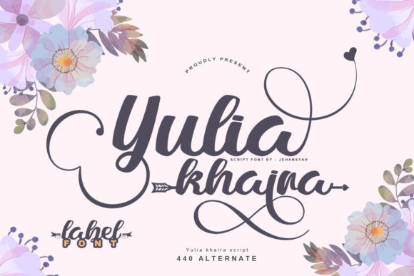 Yulia Khaira Font Poster 1