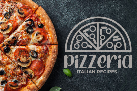 Yummy Pizza Font Poster 3
