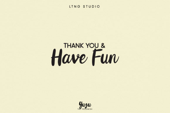 Yuzu the Yellowish Duo Font Poster 13