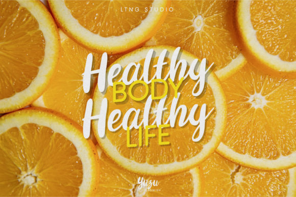 Yuzu the Yellowish Duo Font Poster 4