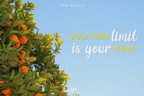 Yuzu the Yellowish Duo Font Poster 8