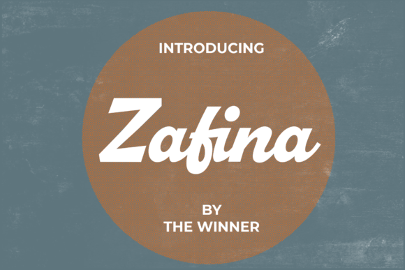 Zafina Font Poster 1